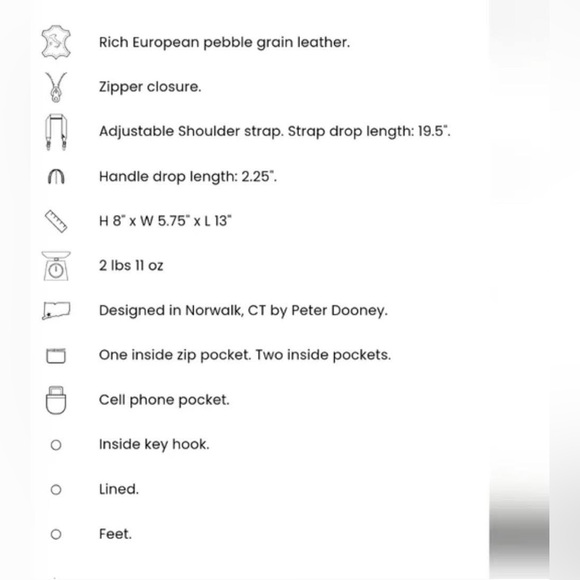 Dooney & Bourke Small Pebble Grain Satchel in the color Caramel - NWT - Picture 7 of 7